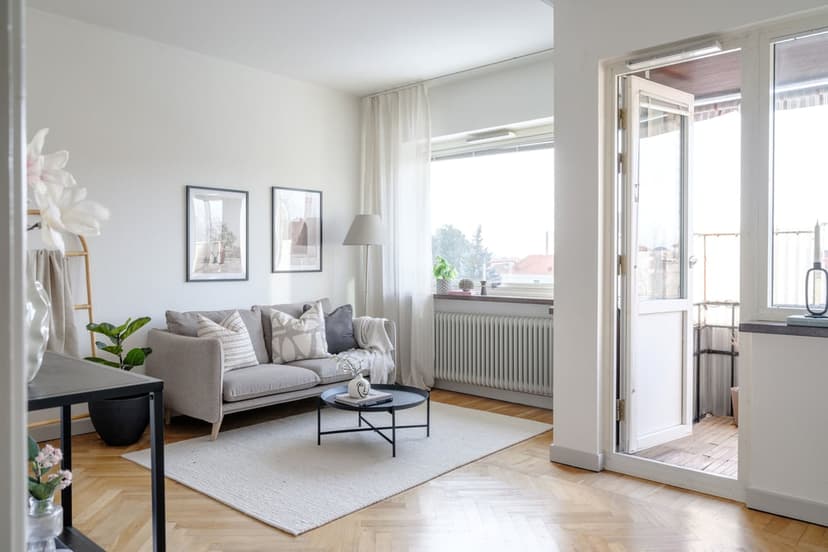 Hesekillegatan 35B, Trelleborg - Charmant studio bien agencé dans un emplacement central avec un balcon !