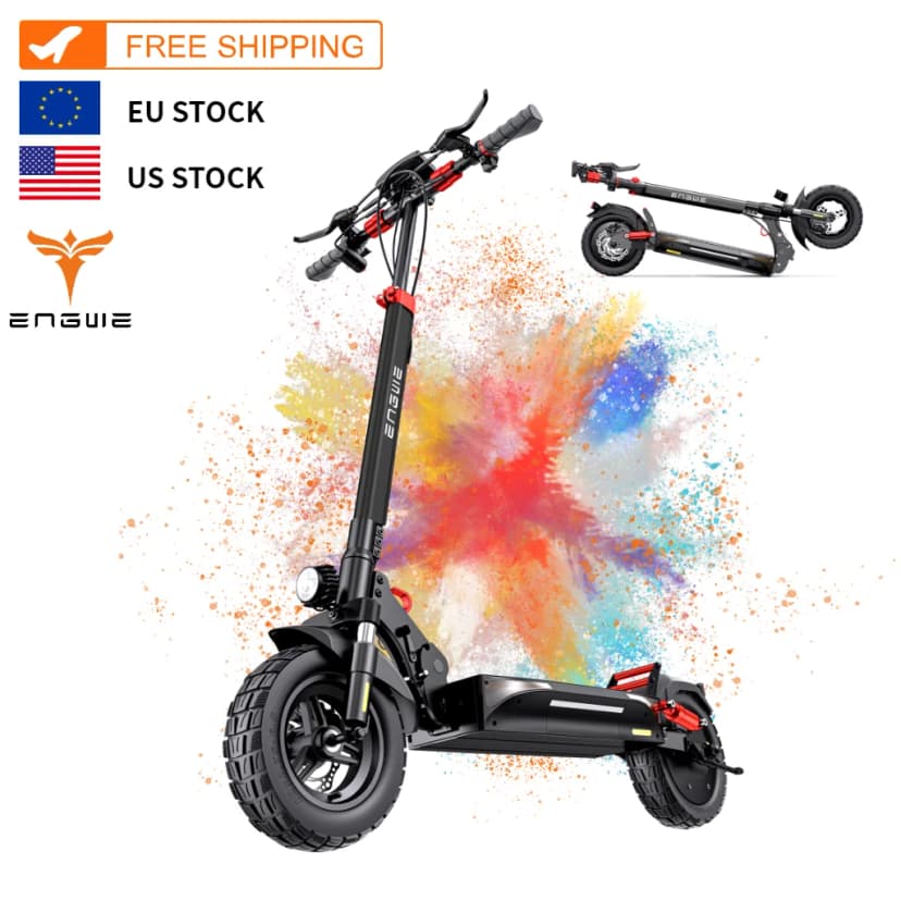 Trottinette électrique ENGWE Y600 – Moteur de 830 W, Autonomie de 70 km, Conception pliable