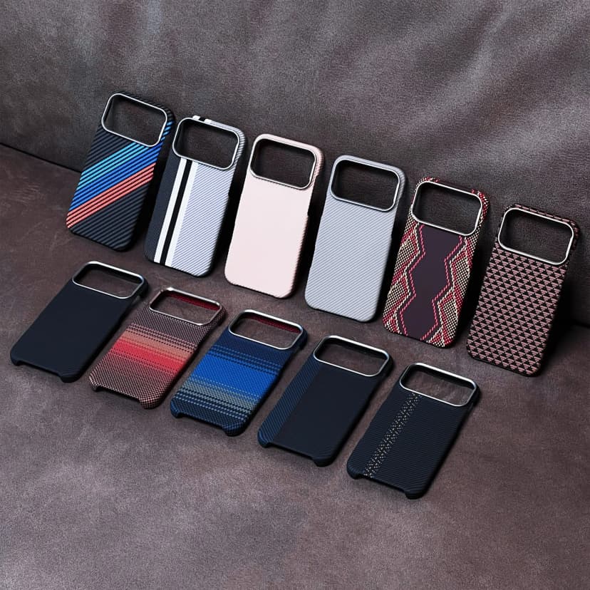 Coque de téléphone de luxe en fibre d'aramide anti-traces de doigts pour Google Pixel 10/10 Pro