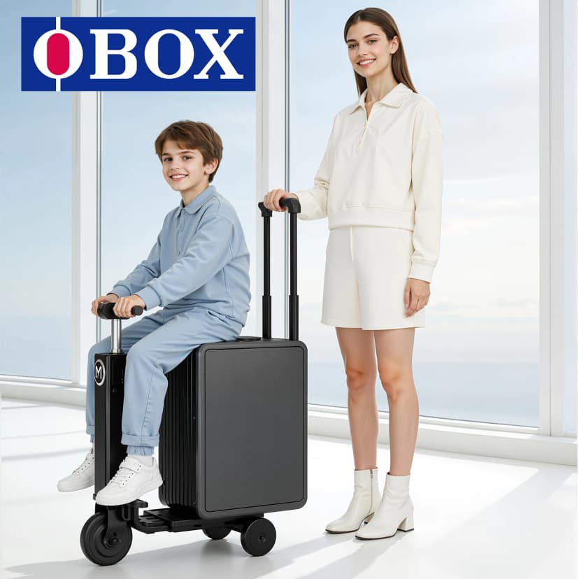 OBAX MYBOX Valise Électrique Pilotable - 20 pouces, Alimentée par batterie, Conforme aux normes aériennes