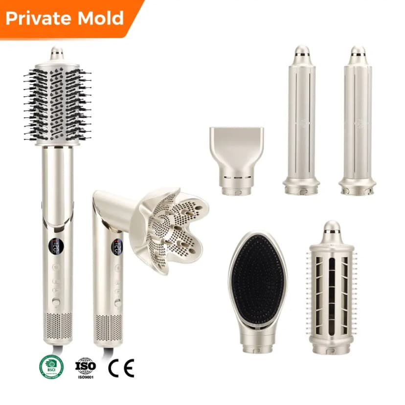 Sèche-cheveux multifonction 8 en 1 - Séchage rapide et appareil polyvalent pour les cheveux