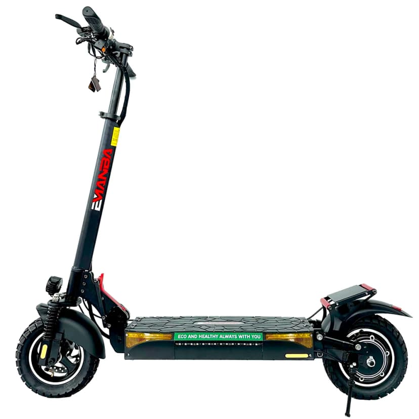 Trottinette électrique tout-terrain EMANBA 48V - Pliable, Pneus de 10 pouces, Autonomie de 35-45 km
