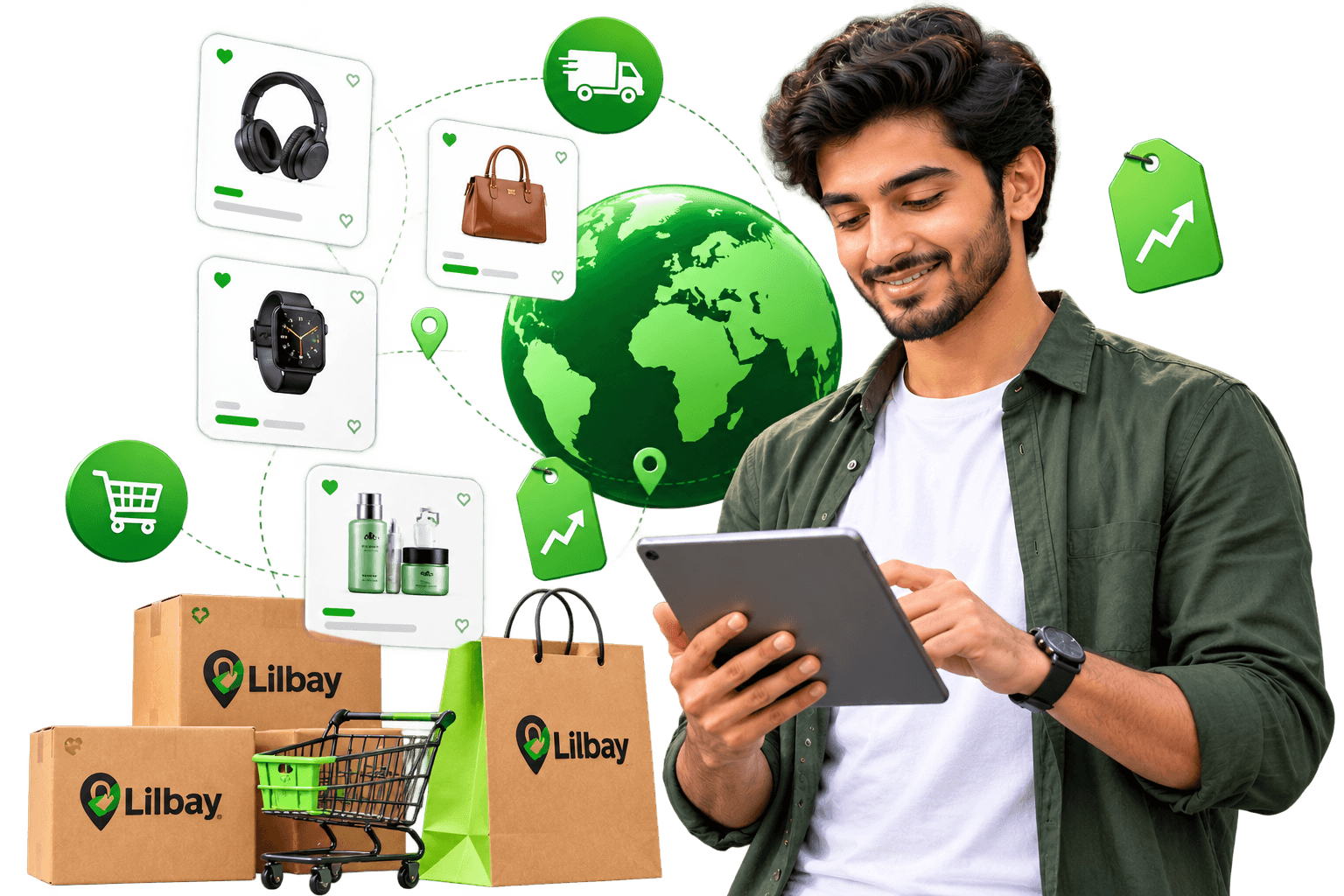 Tableau de bord de la boutique Dropship